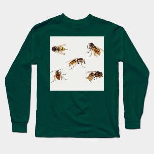 Studies of wasps by Julie de Graag (1877-1924). Long Sleeve T-Shirt